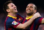Dani Alves chính thức trở lại Barca, Messi xốn xang