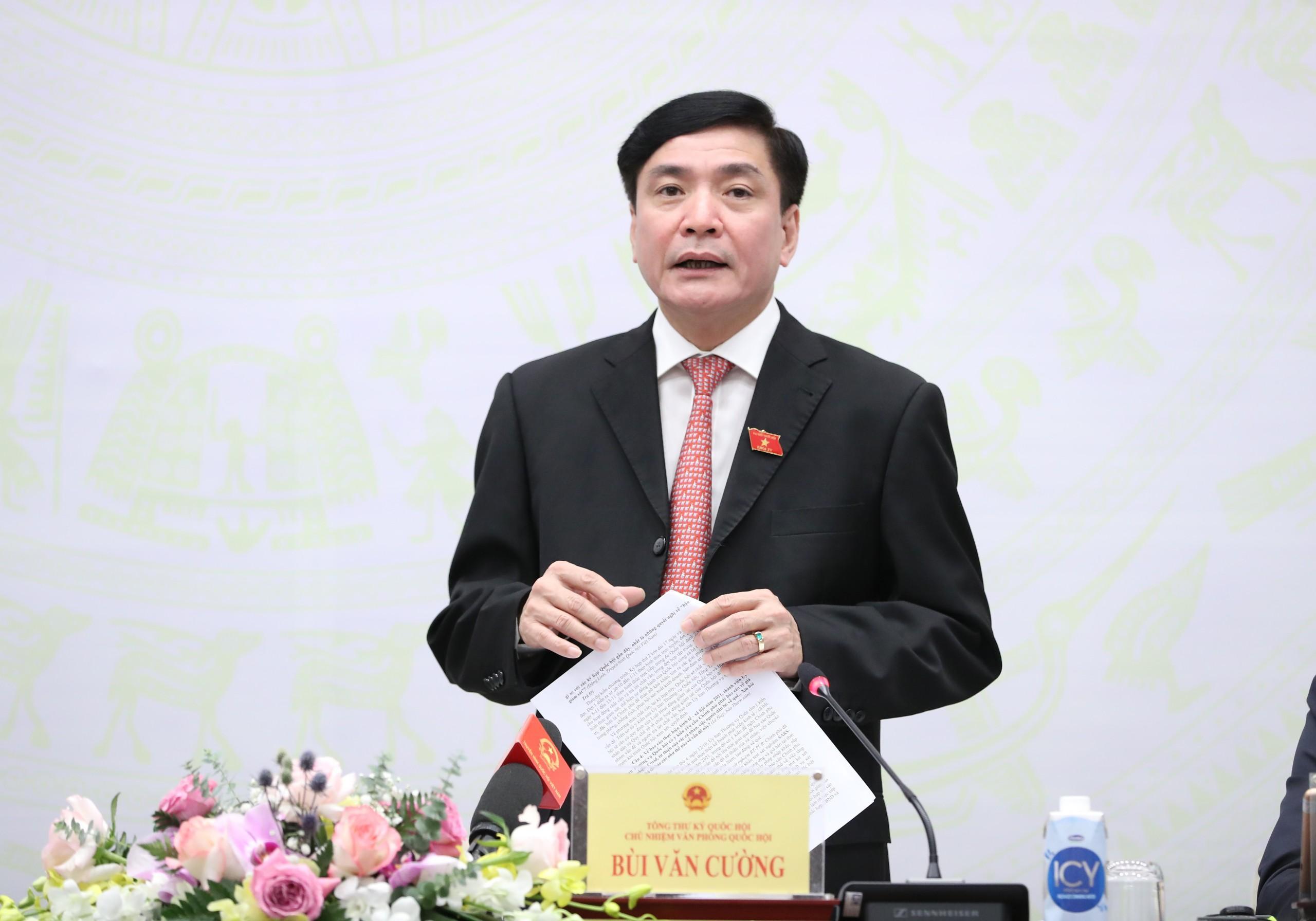 Quốc hội dự kiến họp chuyên đề cuối năm bàn về phục hồi kinh tế