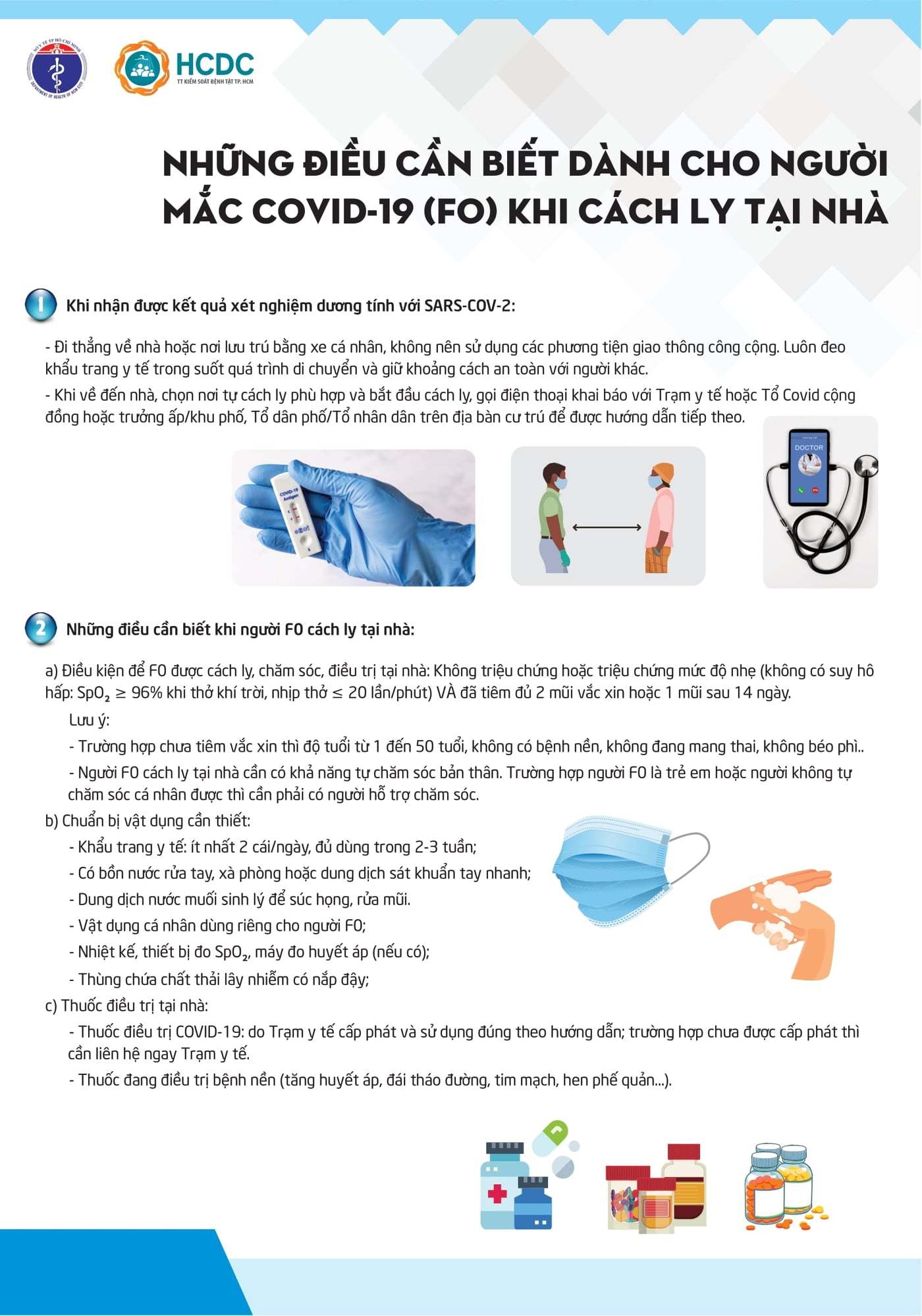 Những điều F0 cách ly tại nhà không nên làm