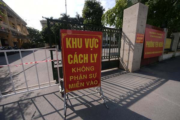 Tạm phong toả UBND phường Yên Nghĩa vì ca mắc Covid-19