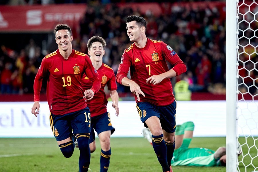 Morata lập đại công, Tây Ban Nha đoạt vé dự World Cup 2022