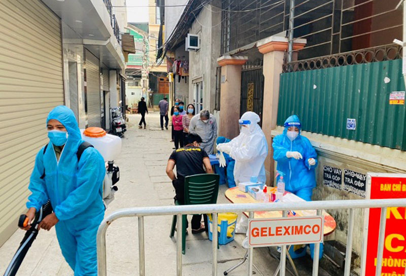 Hà Nội phát hiện 22 ca nghi mắc Covid-19 tại một công trường xây dựng