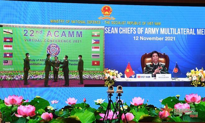 Hội nghị Tư lệnh Lục quân các nước ASEAN lần thứ 22: Việt Nam đảm nhận vai trò Chủ tịch AC﻿AMM lần thứ 23