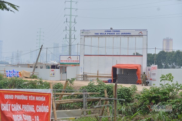 Phong tỏa công trường ở Hà Đông có 22 công nhân dương tính với Covid-19