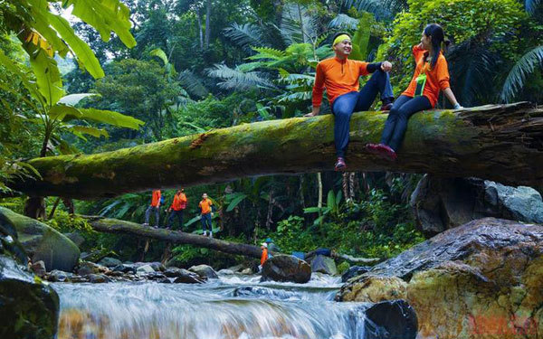 The magnificent beauty of Toc Tien Waterfall, Dong Chau Forest in Quang Binh