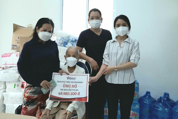 Bà Nguyễn Thị Ba được ủng hộ gần 50 triệu đồng, xin ngừng nhận ủng hộ