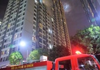 Cháy căn hộ tầng 15 chung cư tại quận Hai Bà Trưng