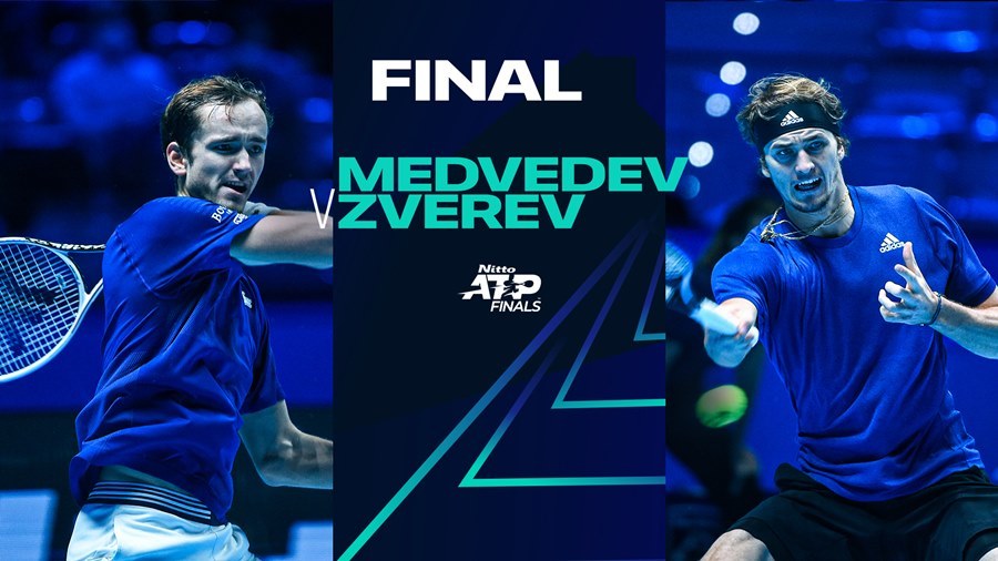 Hạ Djokovic, Zverev chiến Medvedev ở chung kết ATP Finals