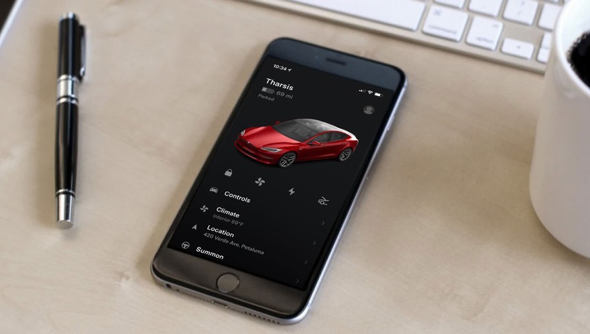 Không thể vào xe Tesla do lỗi máy chủ