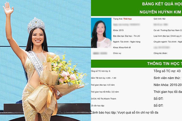 ĐH Nam Cần Thơ lên tiếng lùm xùm Á hậu Kim Duyên nợ 43 tín chỉ
