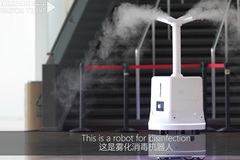 Trung Quốc triển khai robot sát khuẩn phòng ngừa Covid-19 phục vụ Olympic