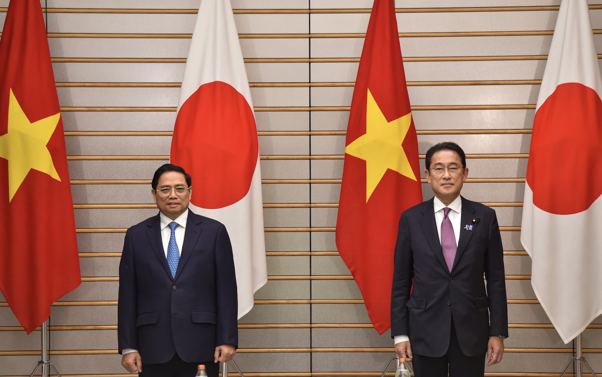Lễ đón chính thức Thủ tướng Phạm Minh Chính thăm Nhật Bản