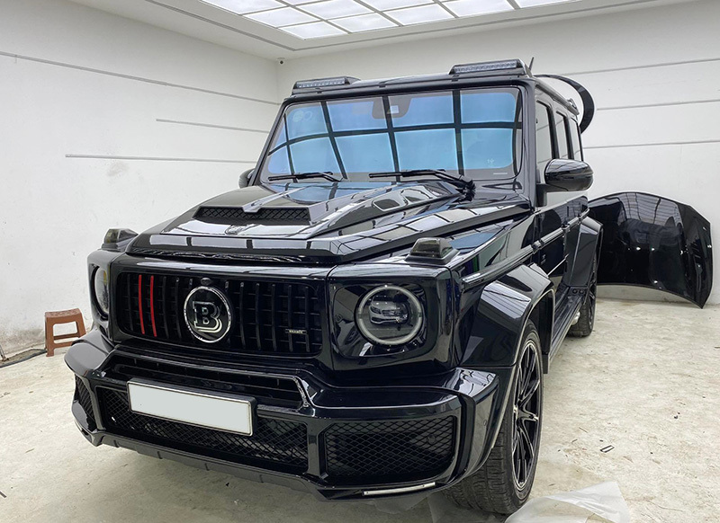 Ngắm chiếc Mercedes-AMG G63 với gói độ Brabus gần 1 tỷ tại Hà Nội