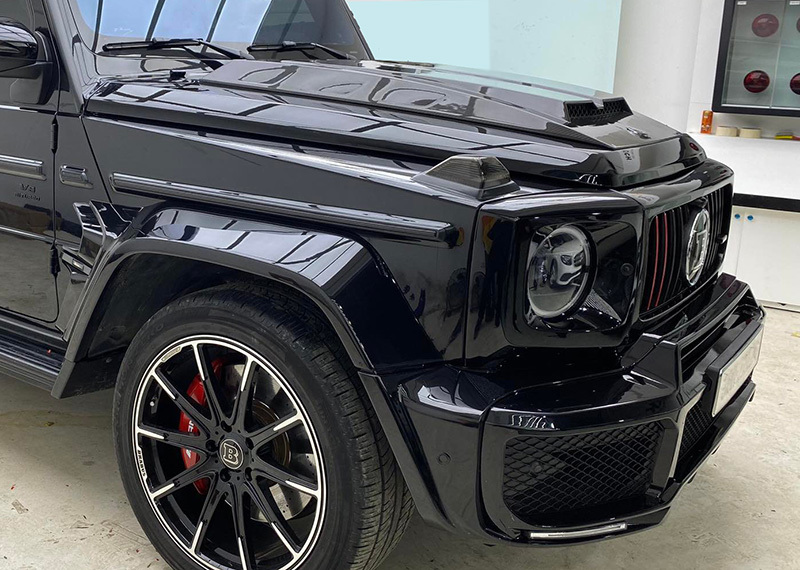 Ngắm chiếc Mercedes-AMG G63 với gói độ Brabus gần 1 tỷ tại Hà Nội