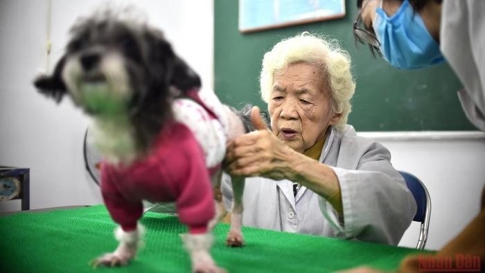 Special “patients” of the 88-year-old teacher