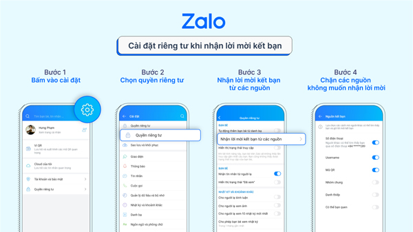 8 tính năng giúp tài khoản Zalo riêng tư, bảo mật hơn