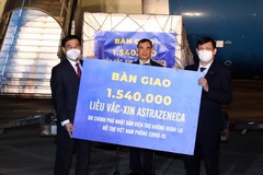 Vietnam receives donation of 1.5 million doses of AstraZeneca from Japan