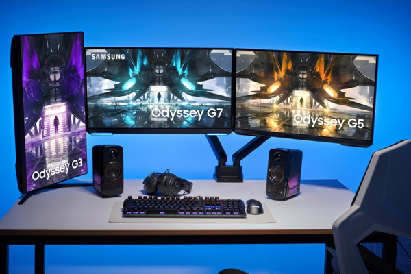 Ấn tượng với loạt màn hình gaming cao cấp của Samsung