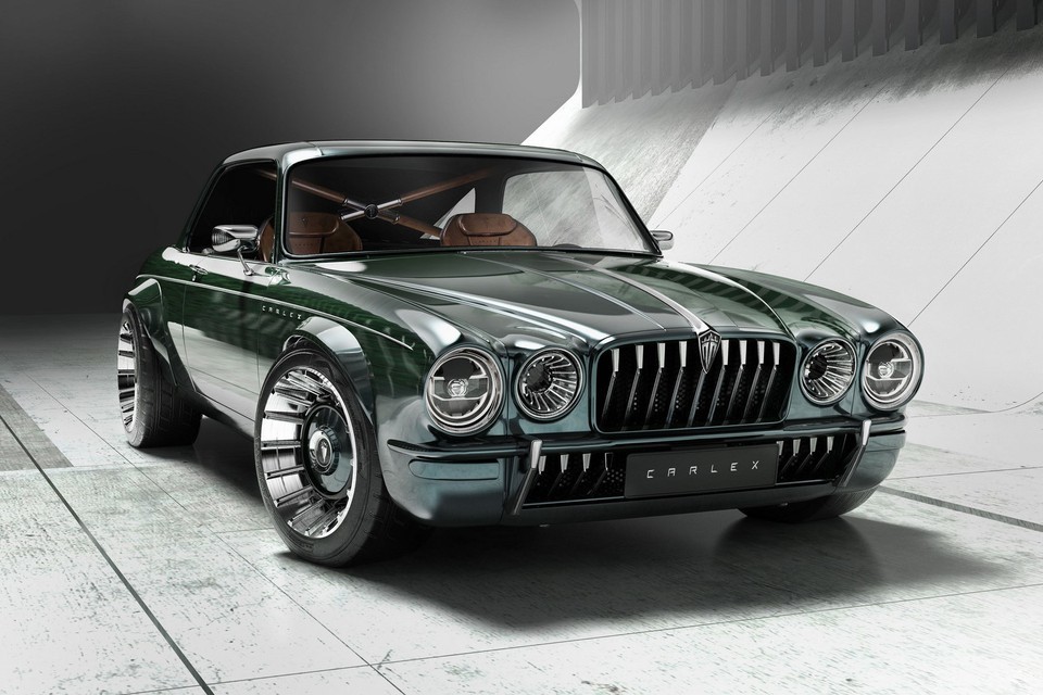 Xế cổ Jaguar XJ Coupe biến hình theo phong cách thân rộng