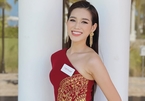 Đỗ Thị Hà gây xúc động khi nhắc về bố mẹ tại Miss World