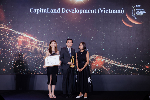 CapitaLand Development được vinh danh ‘Nhà phát triển BĐS bền vững xuất sắc’ 2021