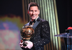 Messi chiến thắng Quả bóng vàng 2021