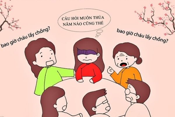 Bực bội vì bác hàng xóm lúc nào cũng hỏi ‘bao giờ lấy chồng’