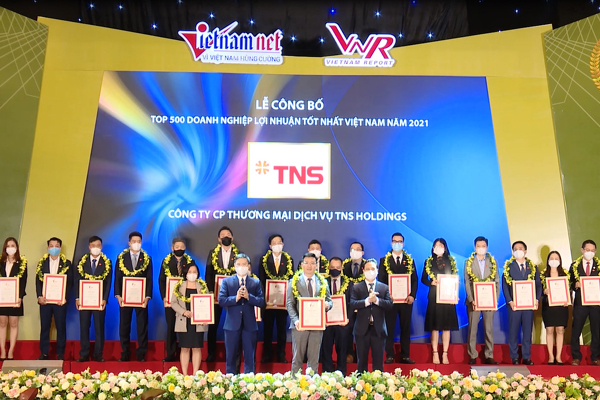 TNS Holdings tăng 28 bậc trên bảng xếp hạng PROFIT500 năm 2021