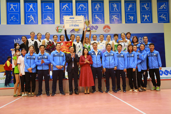 Bamboo Airways Vĩnh Phúc và Vĩnh Long vô địch giải Bóng chuyền hạng A cúp FLC 2021