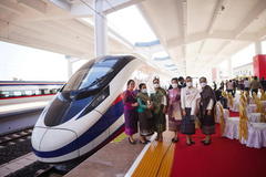 Video tuyến đường sắt cao tốc nối Lào với Trung Quốc