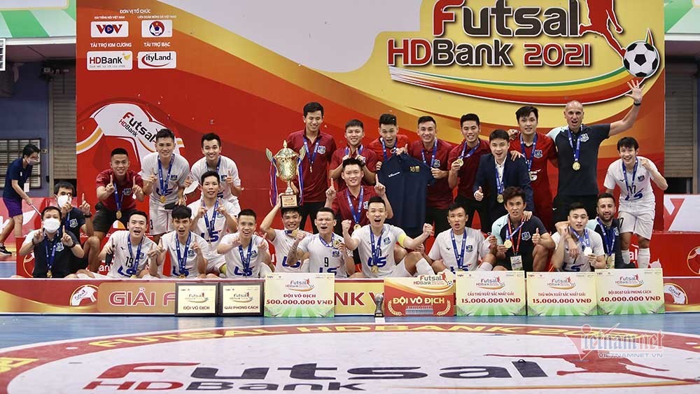 Giải Futsal VĐQG 2021: Thái Sơn Nam bảo vệ thành công ngôi vô địch