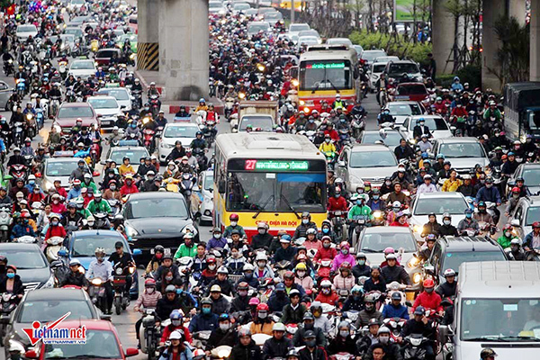 Hà Nội nghiên cứu sau 2025 cấm xe máy từ Vành đai 3 vào nội đô