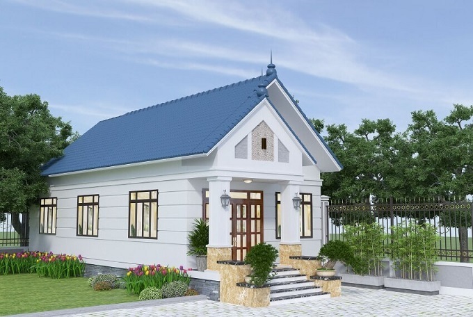 Nhà mái Thái đơn giản mà đẹp, tiết kiệm chi phí cho gia chủ