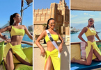 Kim Duyên diện bikini, khoe hình thể nóng bỏng ở Miss Universe