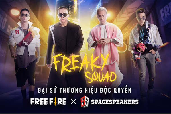 Bộ tứ Touliver, Binz, Rhymastic và Soobin trở thành đại sứ thương hiệu Free Fire