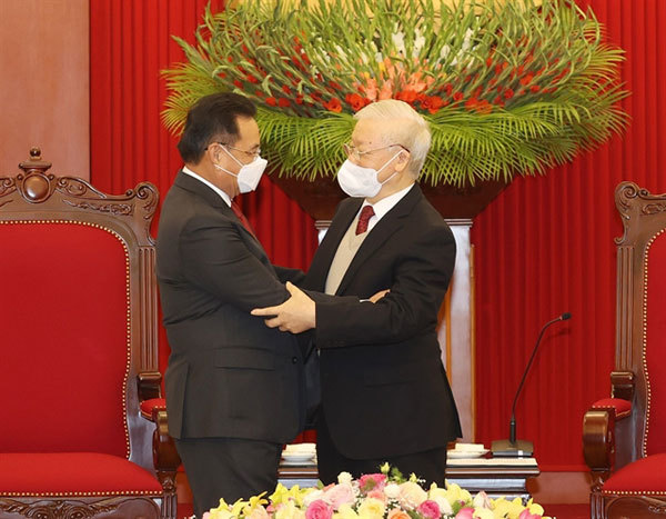 Party Chief highlights traditional friendship with Laos