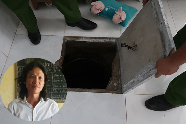 Gã đàn ông đào hầm trong nhà trốn truy nã hơn 1 năm trời