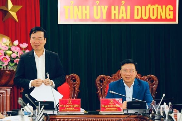 Thường trực Ban Bí thư: Hải Dương đã thực hiện tốt mục tiêu kép