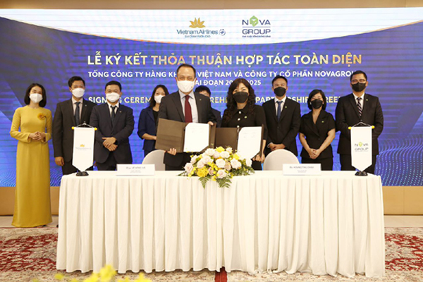 Vietnam Airlines và NovaGroup hợp tác toàn diện, nâng tầm trải nghiệm khách hàng