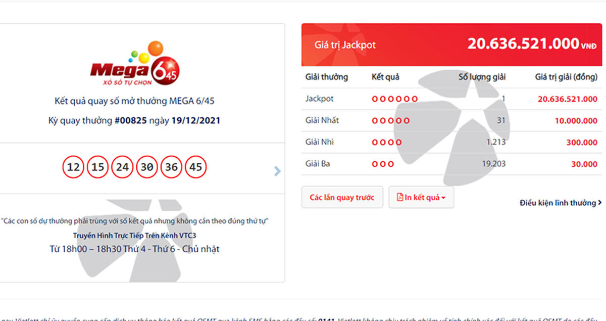 Độc đắc Vietlott lại về, triệu phú USD mới xuất hiện