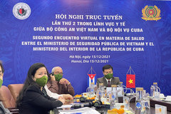 Tăng cường hợp tác y tế giữa Bộ Công an Việt Nam và Bộ Nội vụ Cuba