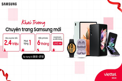 Viettel Store tung loạt ưu đãi mừng khai trương chuyên trang Samsung