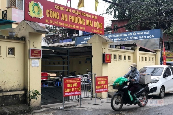 Hà Nội tạm phong tỏa trụ sở công an phường do có 4 F0