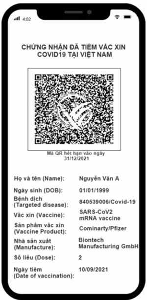 Health ministry officially introduces Vietnam's COVID-19 vaccine passport
