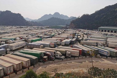 Vietnamese goods trucks still stuck at Northern border gates