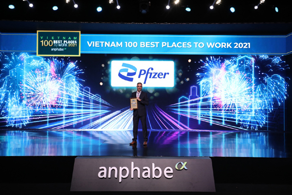 Pfizer vào Top 100 nơi làm việc tốt nhất Việt Nam 2021