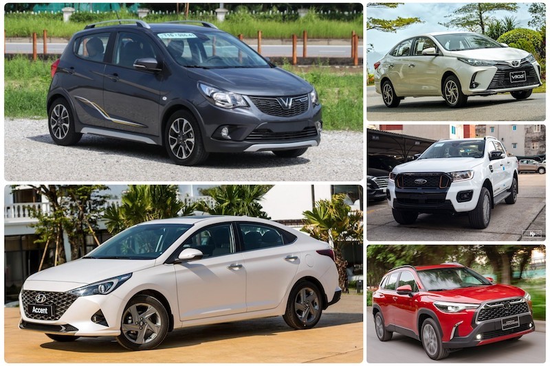 5 mẫu ô tô được người Việt mua nhiều nhất năm 2021