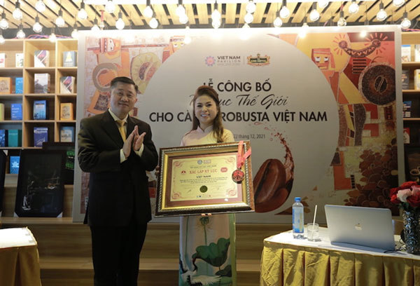Vietnam's robusta coffee honoured with World Record