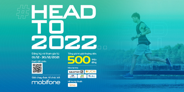 Nhiều giải thưởng hấp dẫn ở giải chạy online ‘Head to 2022’