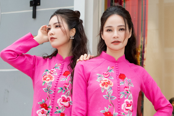 Thụy Vân, Thu Hương VTV được NTK Vũ Thu Trang chọn làm 'nàng thơ'